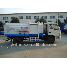 Dongfeng 4000L 4x2 compactor garbage truck with bin lifter